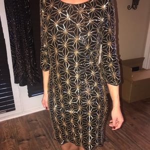 Gianni Bini full sequin/beaded dress